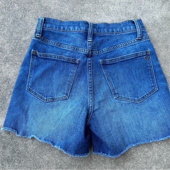 Madewell High Rise Denim Shorts Cut Off Edition - Picture 4 of 7